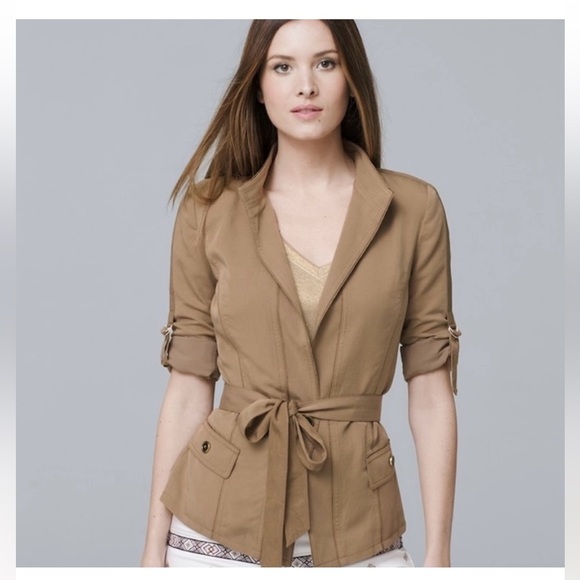 White House Black Market Jackets & Blazers - White House Black Market Tan Jacket